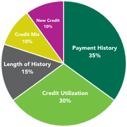 Credit Score Pie Chart Image