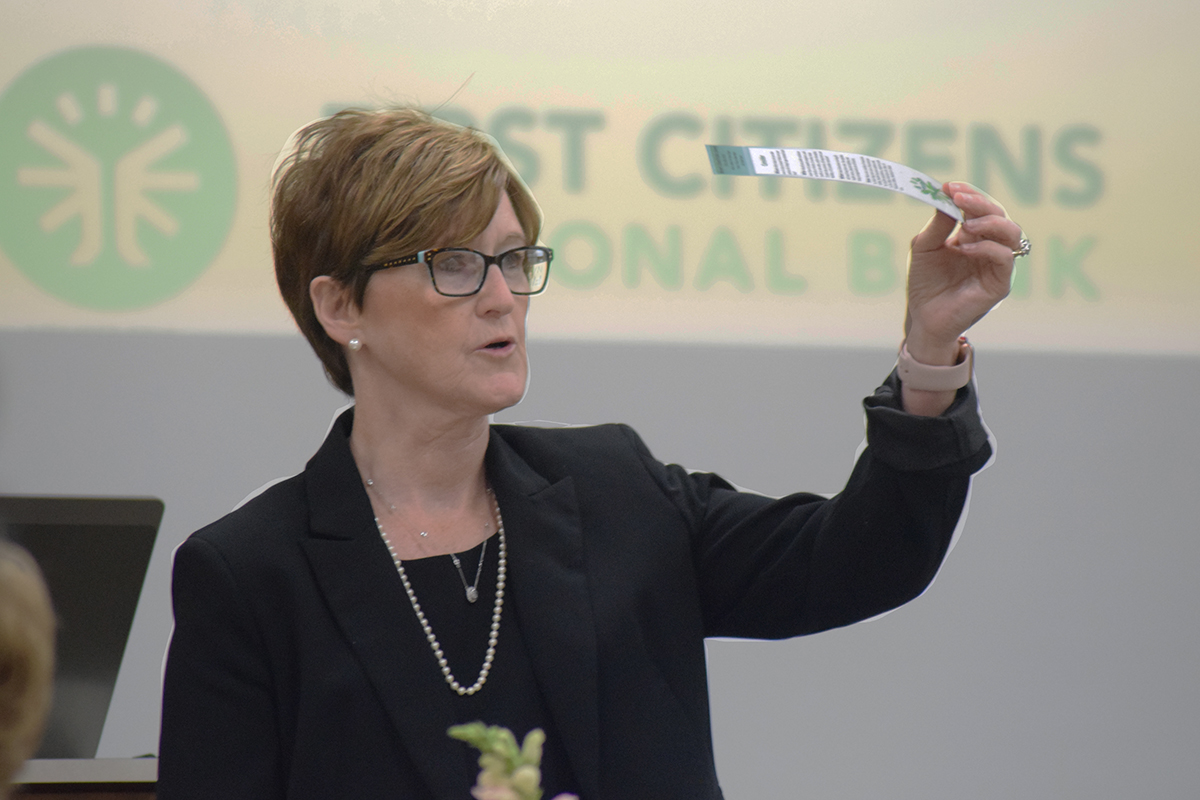Judy Long, President and COO of FirstCNB